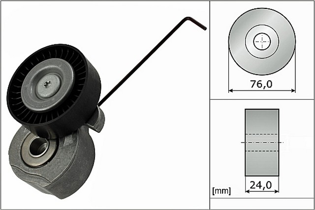 INA US Accessory Drive Belt Idler Pulley P/N:FP0800