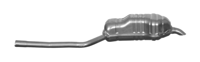 ANSA Exhaust Muffler P/N:AU21607