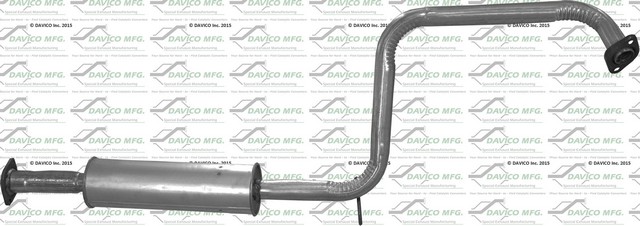 Davico Mfg Exhaust Resonator Pipe P/N:628841