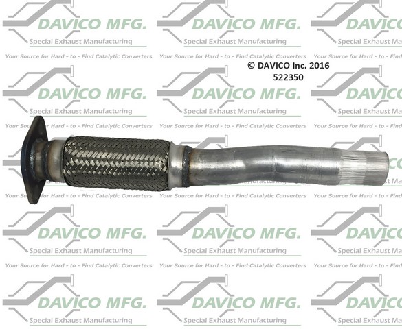 Davico Mfg Exhaust Pipe P/N:522350