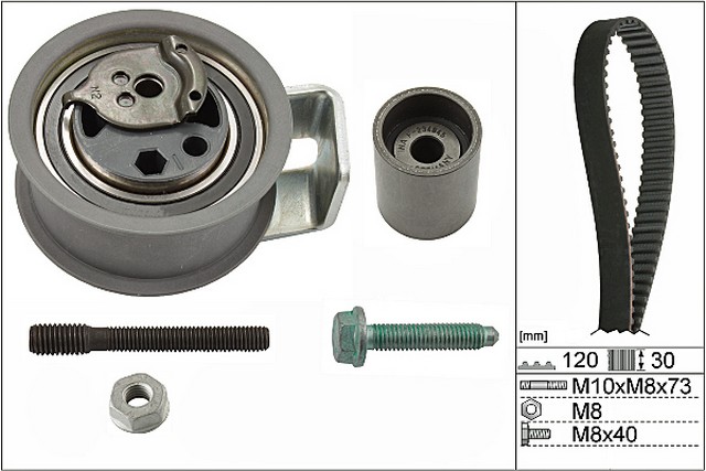 INA US Engine Timing Belt Kit P/N:ZD0091K