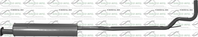 Davico Mfg Exhaust Resonator Pipe P/N:823443