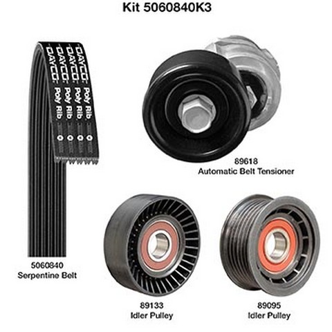 Dayco Serpentine Belt Drive Component Kit P/N:5060840K3