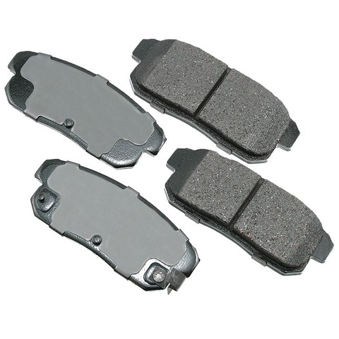Akebono ProACT Disc Brake Pad Set P/N:ACT1008