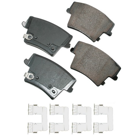 Akebono ProACT Disc Brake Pad Set P/N:ACT1057