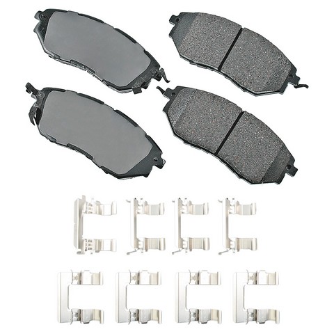 Akebono ProACT Disc Brake Pad Set P/N:ACT1078A