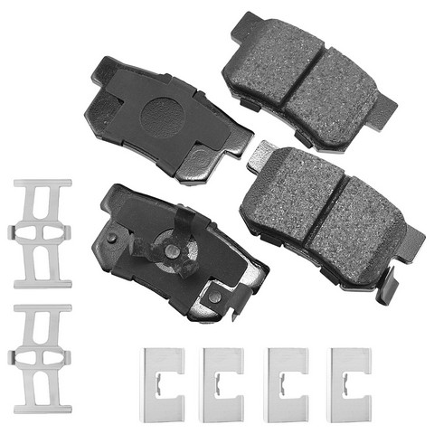 Akebono ProACT Disc Brake Pad Set P/N:ACT1086A