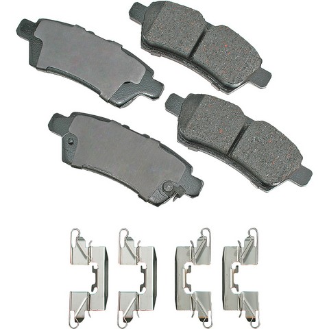 Akebono ProACT Disc Brake Pad Set P/N:ACT1101