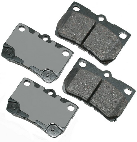 Disc Brake Pad Set-ProACT Ultra Premium Ceramic Pads Akebono ACT1113