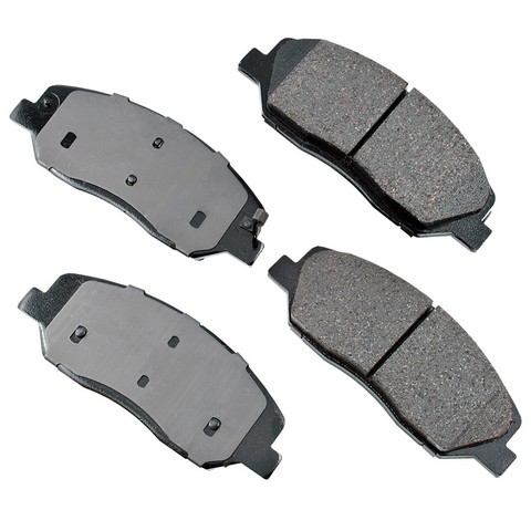 Disc Brake Pad Set-ProACT Ultra Premium Ceramic Pads Akebono ACT1202