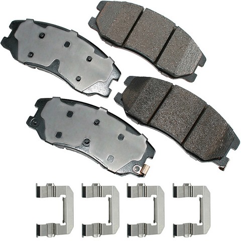 Akebono ProACT Disc Brake Pad Set P/N:ACT1264