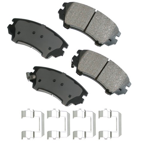 Akebono ProACT Disc Brake Pad Set P/N:ACT1404