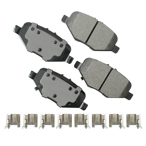 Akebono ProACT Disc Brake Pad Set P/N:ACT1612