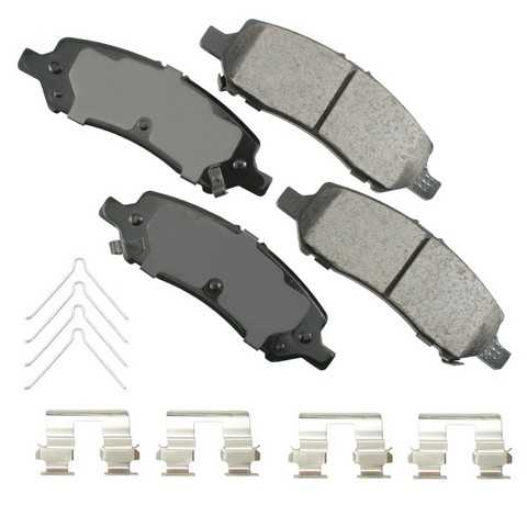 Akebono ProACT Disc Brake Pad Set P/N:ACT1647