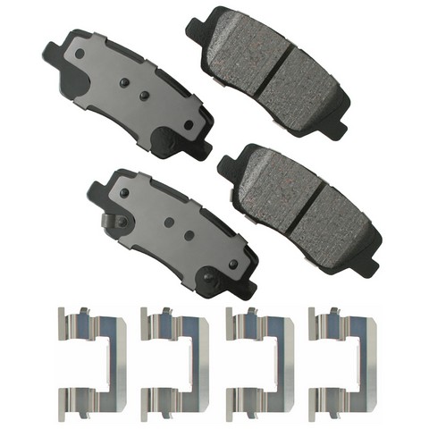 Akebono ProACT Disc Brake Pad Set P/N:ACT1659