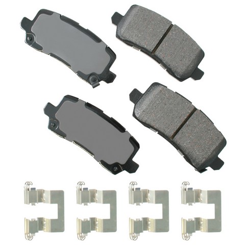 Akebono ProACT Disc Brake Pad Set P/N:ACT1698