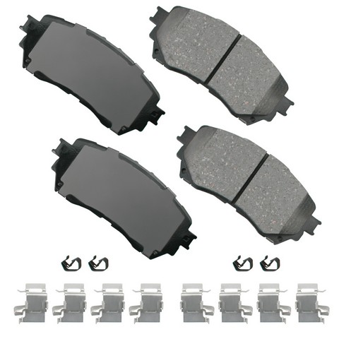 Akebono ProACT Disc Brake Pad Set P/N:ACT1711