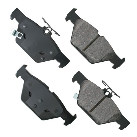 Disc Brake Pad Set-ProACT Ultra Premium Ceramic Pads Akebono ACT1808