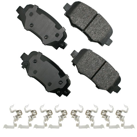 Disc Brake Pad Set-ProACT Ultra Premium Ceramic Pads Akebono ACT1809