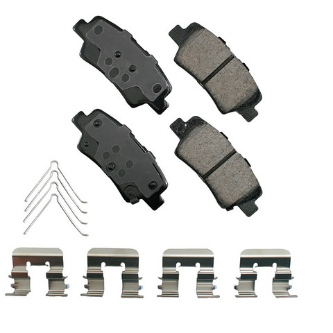 Akebono ProACT Disc Brake Pad Set P/N:ACT1813