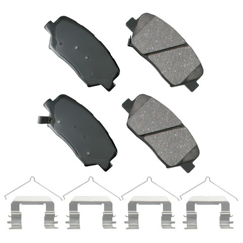 Akebono ProACT Disc Brake Pad Set P/N:ACT1815A