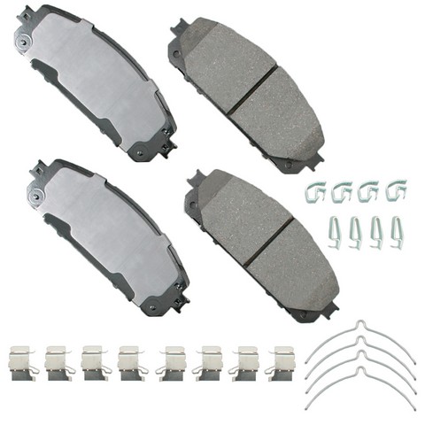 Disc Brake Pad Set-ProACT Ultra Premium Ceramic Pads fits 2014 Jeep Cherokee
