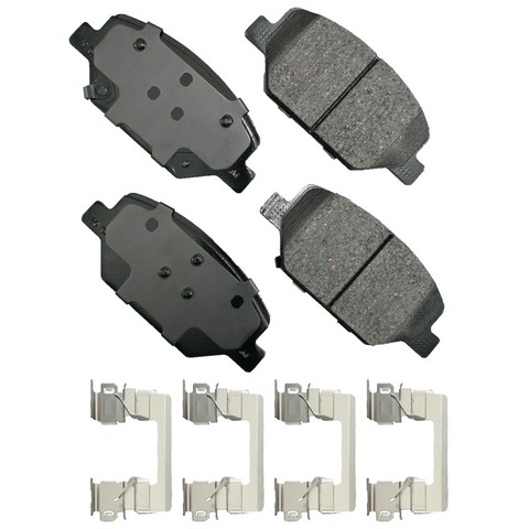 Akebono ProACT Disc Brake Pad Set P/N:ACT1886