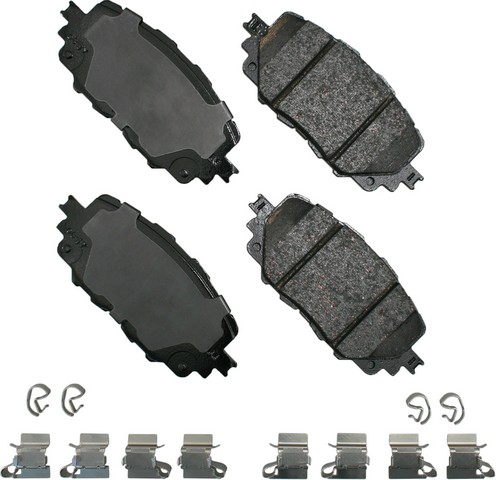 Akebono ProACT Disc Brake Pad Set P/N:ACT1903