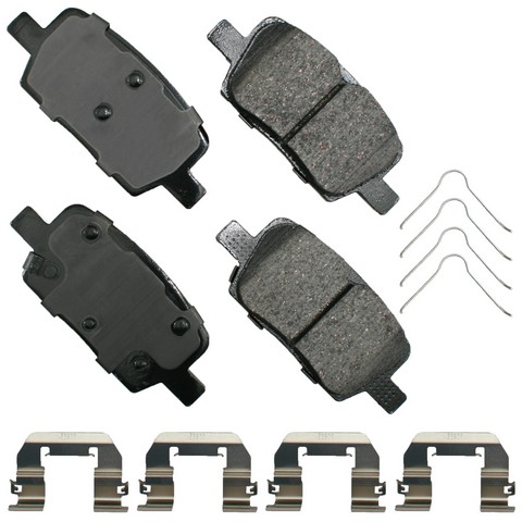 Akebono ProACT Disc Brake Pad Set P/N:ACT1914