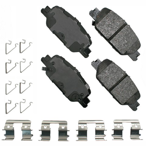 Akebono ProACT Disc Brake Pad Set P/N:ACT2037