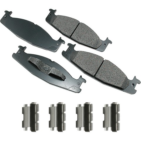 Akebono ProACT Disc Brake Pad Set P/N:ACT632