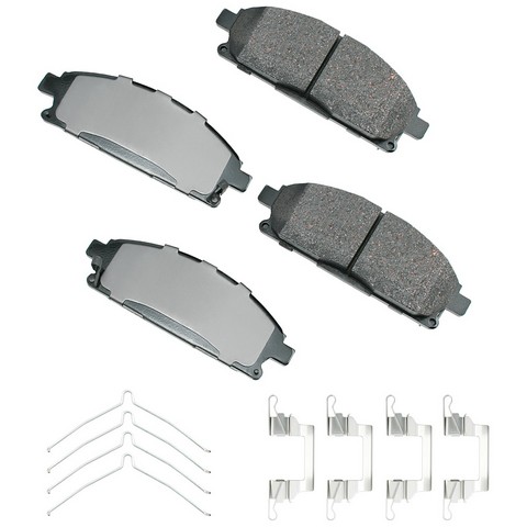 Akebono ProACT Disc Brake Pad Set P/N:ACT691