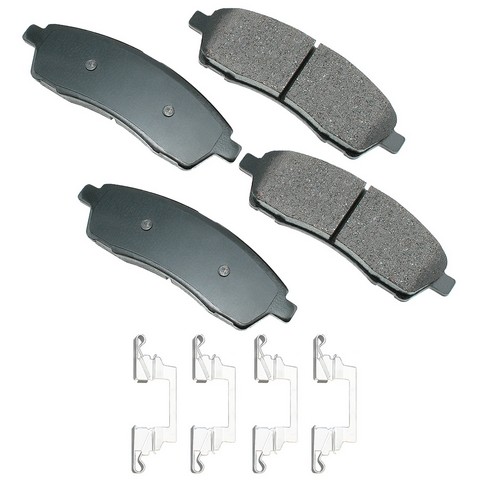 Disc Brake Pad Set-ProACT Ultra Premium Ceramic Pads Akebono ACT757