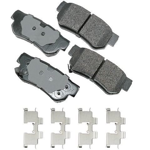 Akebono ProACT Disc Brake Pad Set P/N:ACT863A