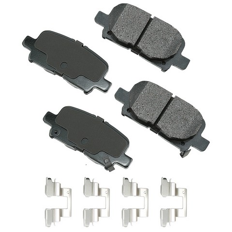 Akebono ProACT Disc Brake Pad Set P/N:ACT865A