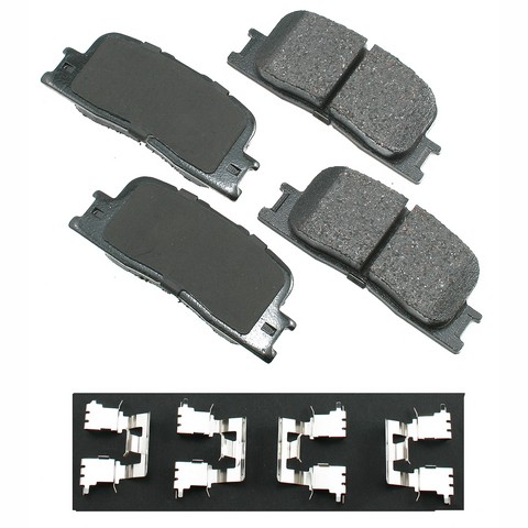 Akebono ProACT Disc Brake Pad Set P/N:ACT885