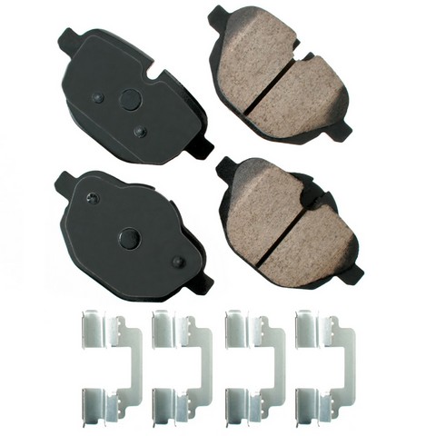 Akebono EURO Disc Brake Pad Set P/N:EUR1473
