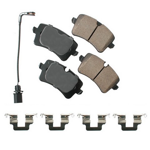 Akebono EURO Disc Brake Pad Set P/N:EUR1547