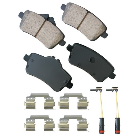 Akebono EURO Disc Brake Pad Set P/N:EUR1630A