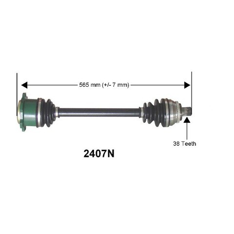 CV Axle Assembly-PDL Autopart Intl 1700-83658