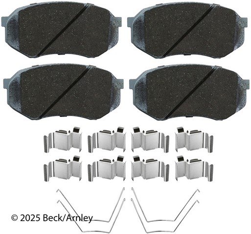 Disc Brake Pad and Hardware Kit fits 1995-2002 Toyota Tacoma  BECK/ARNLEY