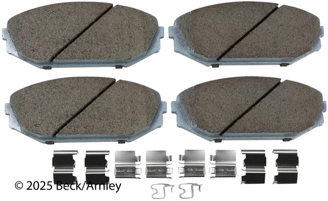 Disc Brake Pad and Hardware Kit fits 1999-2004 Honda Odyssey  BECK/ARNLEY