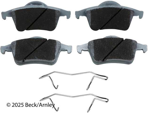 Disc Brake Pad and Hardware Kit fits 1999-2009 Volvo S60 S80 V70  BECK/ARNLEY