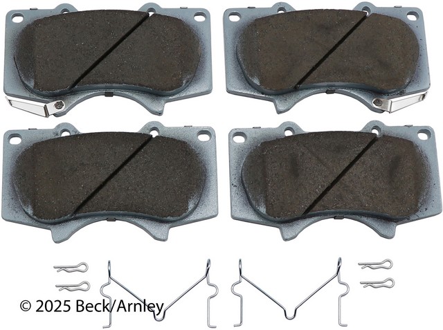 Disc Brake Pad and Hardware Kit fits 2000-2019 Toyota Tacoma FJ Cruiser 4Runner