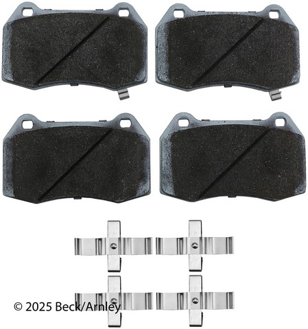Disc Brake Pad and Hardware Kit fits 2003-2009 Nissan 350Z Sentra  BECK/ARNLEY