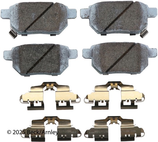 Disc Brake Pad and Hardware Kit fits 2009-2018 Toyota Corolla Matrix Prius Prime