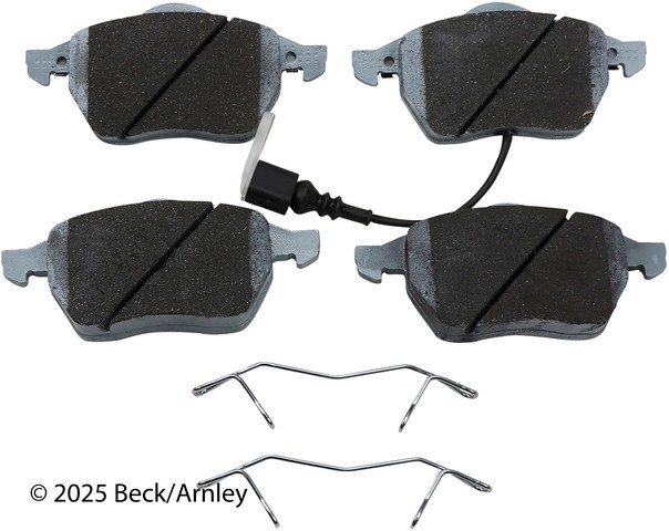 Disc Brake Pad and Hardware Kit fits 2000-2010 Volkswagen Golf Beetle,Jetta  BEC
