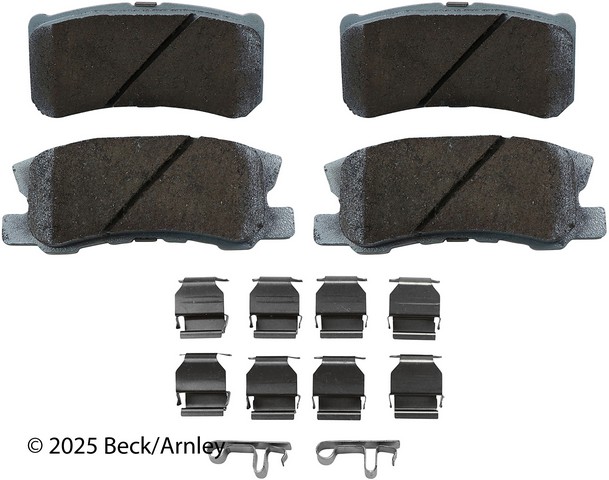 Beck/Arnley Disc Brake Pad Set P/N:085-6847