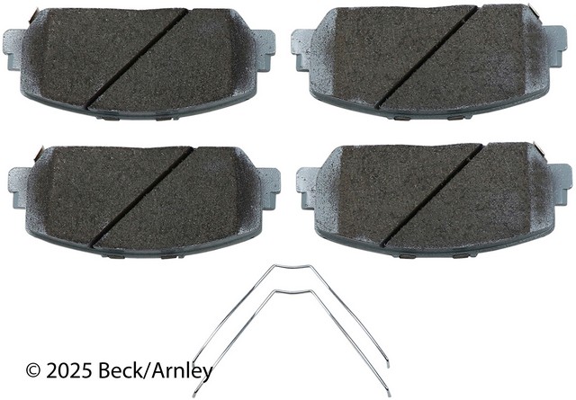 Disc Brake Pad and Hardware Kit fits 2016-2017 Honda Accord  BECK/ARNLEY