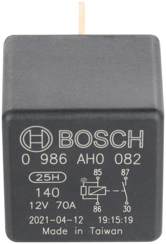 Bosch HVAC Blower Motor Relay P/N:0986AH0082